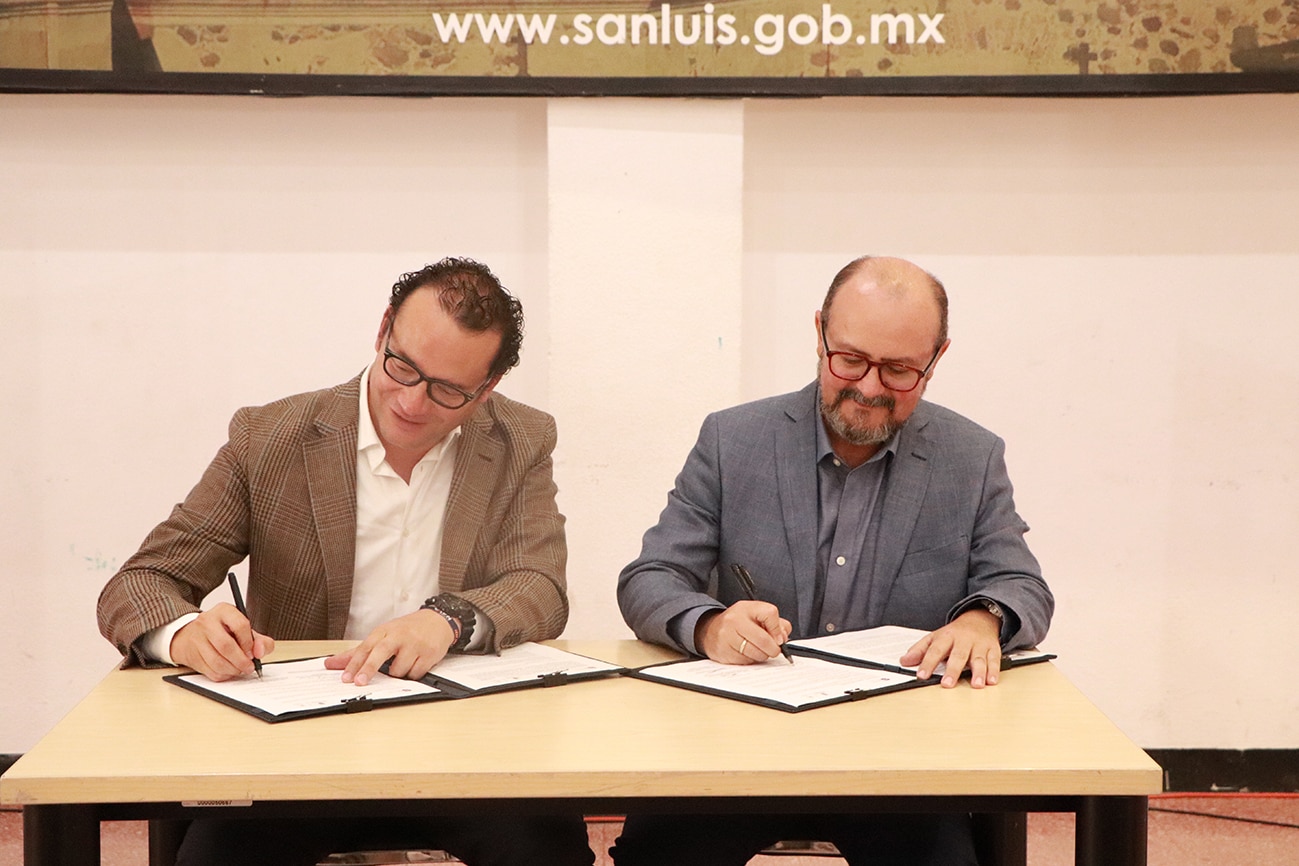Ayuntamiento de SLP firma convenio de colaboración con Colegio de San Luis