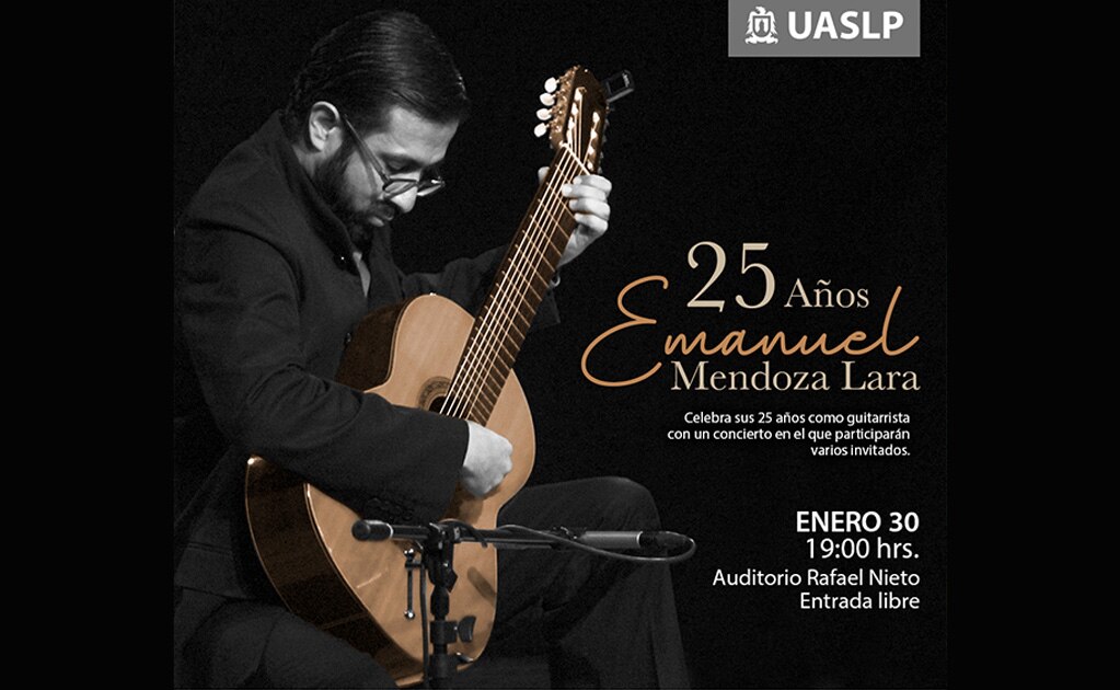 Emanuel Mendoza celebrará sus 25 años de trayectoria artística