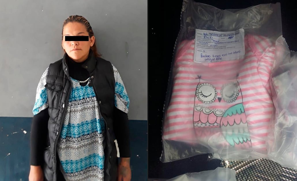 Detienen a mujer por intentar robar ropa de bebé