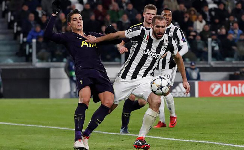 Juventus se dejó empatar por el Tottenham en Champions League