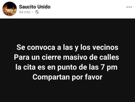 Vecinos de El Saucito convocan a cierre masivo de calles por resolución de la obra del desnivel 