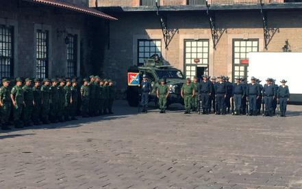 Rinden protesta a nuevo comandante de la 12va Zona Militar