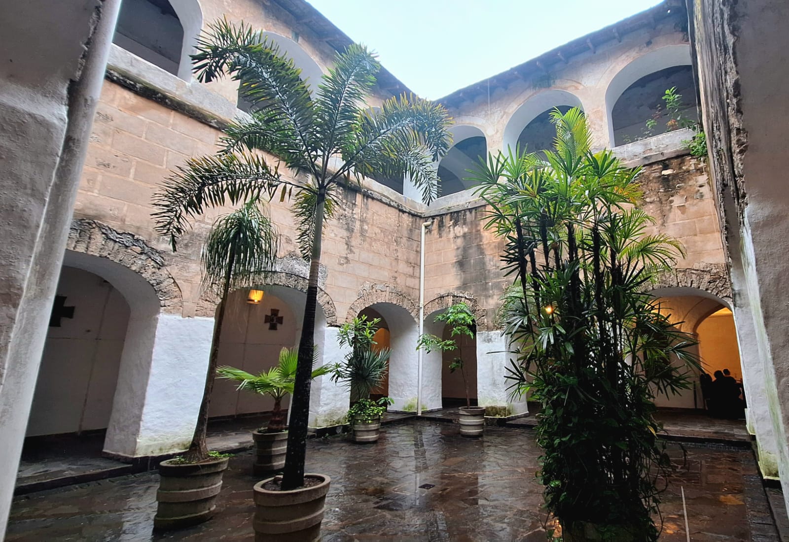 Interior del es convento de San Agustín. Foto: Isela Hinojoza