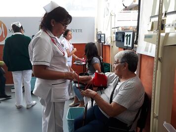 Casa IMSS, programa de chequeo rápido en la FENAPO