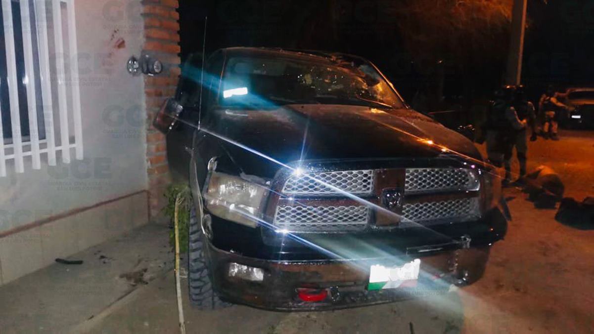 Se enfrentan Guardia Nacional y Civil contra civiles en Rioverde; hay un muerto y tres detenidos. Foto: Especial