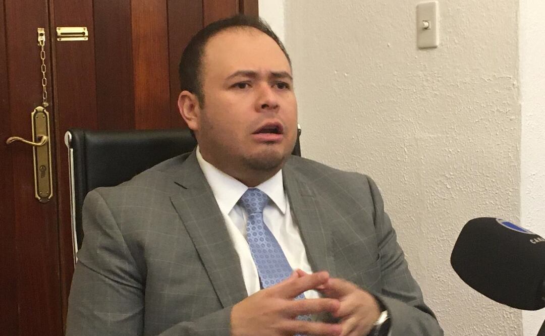 Omar Valadez Macías, secretario de Finanzas de SLP. Foto: Samuel Estrada