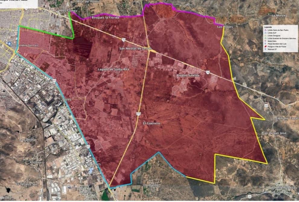 Así quedó la distribución de Villa de Pozos el nuevo municipio de SLP