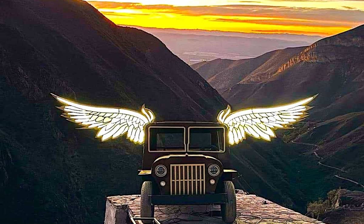 Las Willy son camionetas icónicas que forman parte del atractivo turístico del Pueblo Mágico de Real de Catorce. Foto: Tomada de Redes Sociales