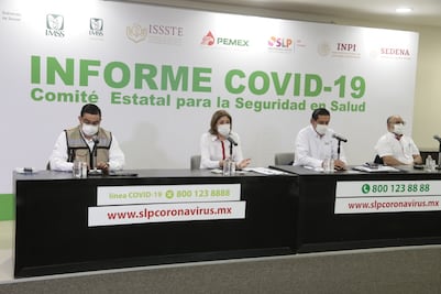 Rebasa San Luis Potosí los 42 mil casos de Covid-19