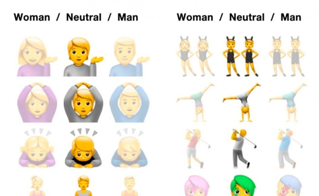 Los nuevos diseños son parte de los emojis aprobados a principios de este año que ahora se han lanzado a los usuarios de Apple