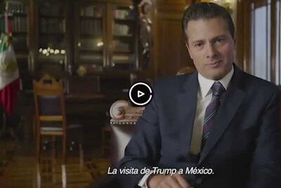  Visita de Trump cuando era candidato fue apresurada, acepta Peña Nieto