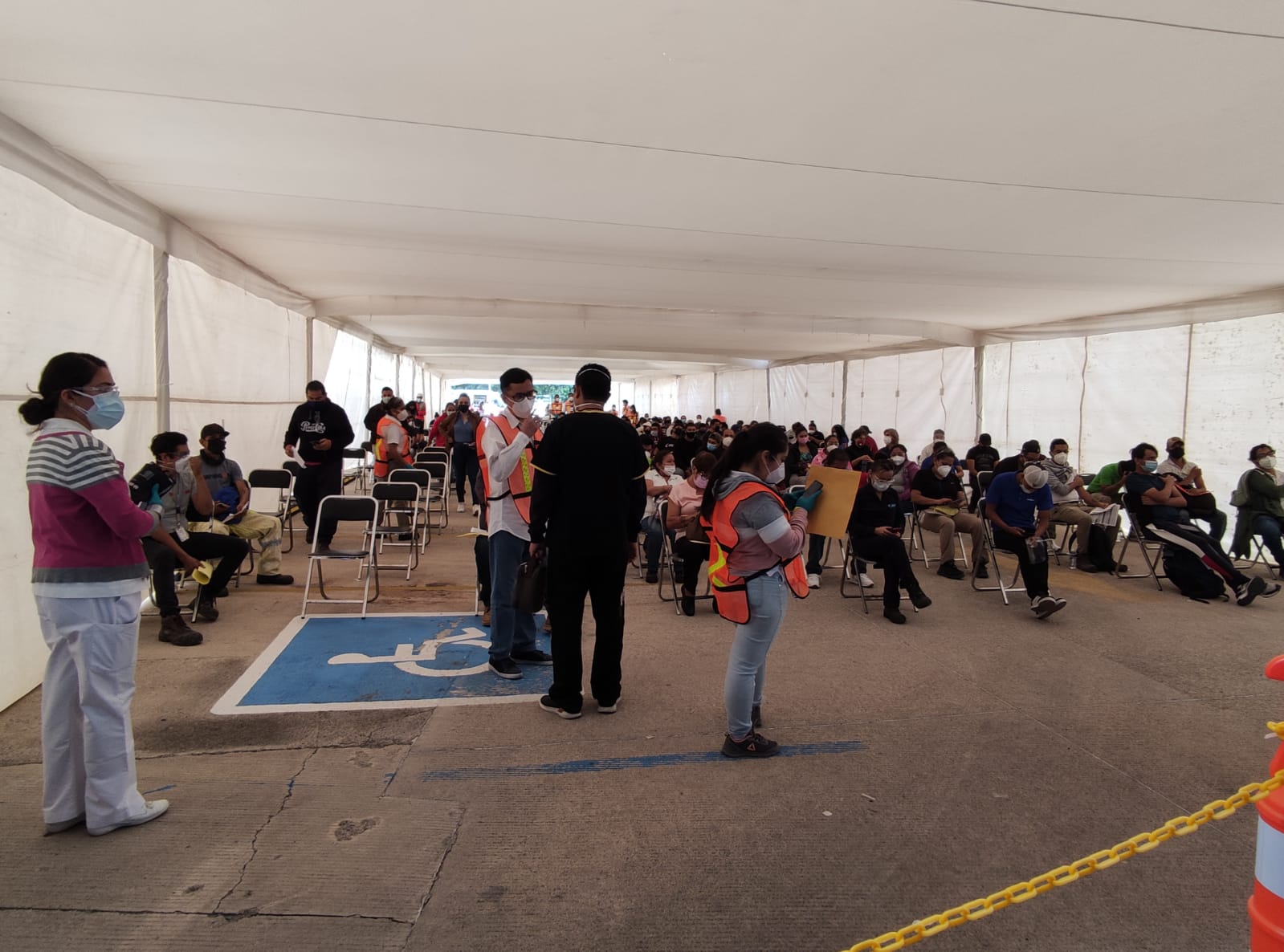 Más del 80% de trabajadores de la zona industrial de SLP están vacunados contra Covid. Foto: Especial