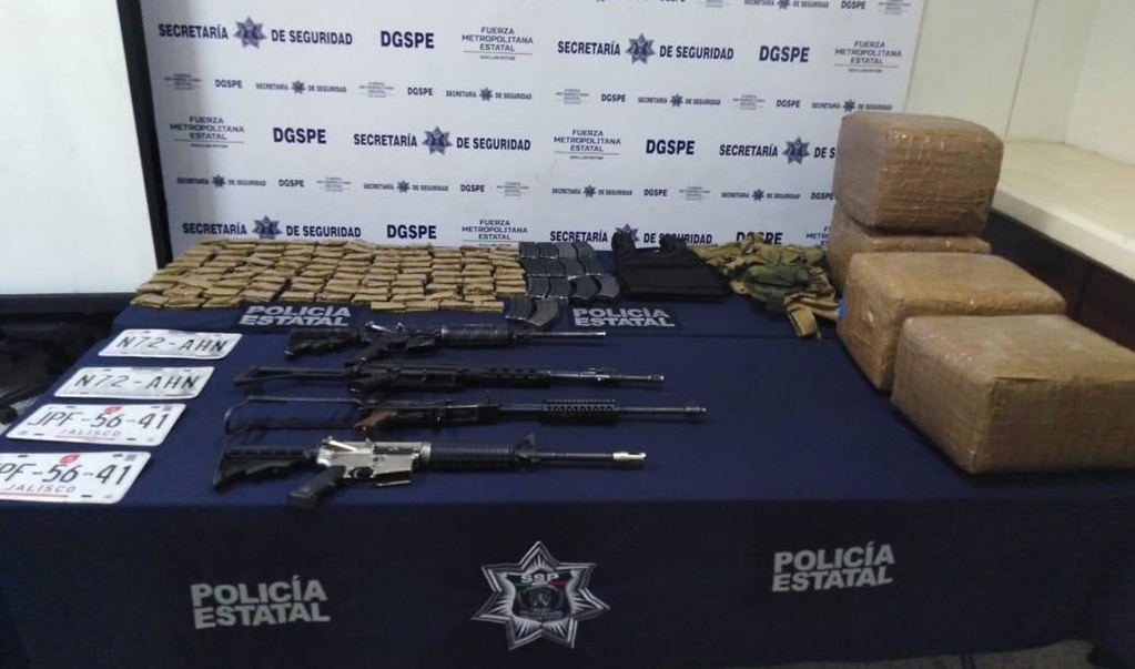 Aseguran más de mil cartuchos útiles y armas largas en Salinas de Hidalgo