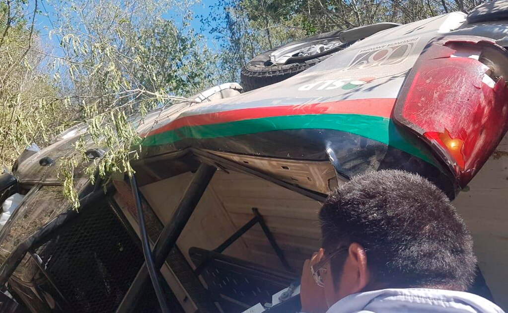 Se accidentan policías estatales en Ciudad Valles