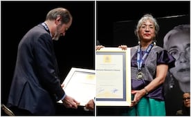 UASLP entrega doctorados Honoris Causa a Cristina Rivera Garza y Juan Villoro
