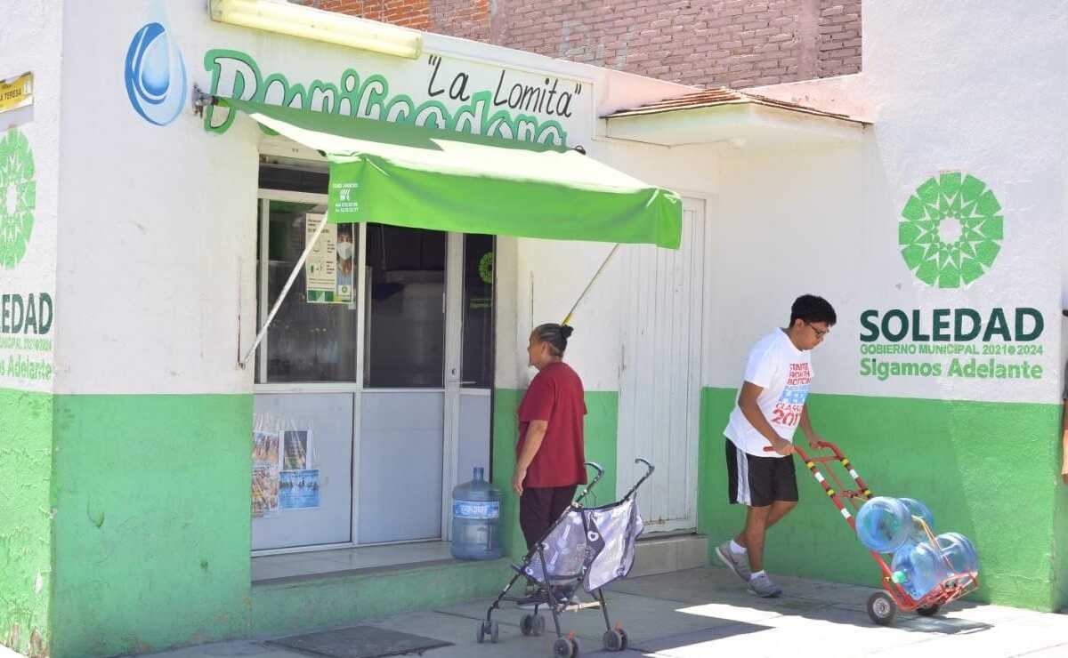 Más de 40 purificadoras de Soledad brindarán agua gratuita a familias por crisis hídrica