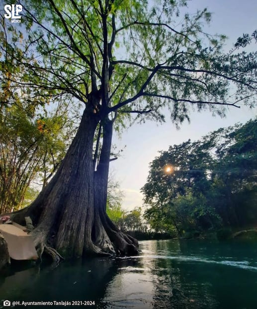 Podrás disfrutar de bellos atardeceres en el Rio Coy, uvicado en el municipio de  Tanlajás SLP. Foto: FB@San Luis Potosí Turismo