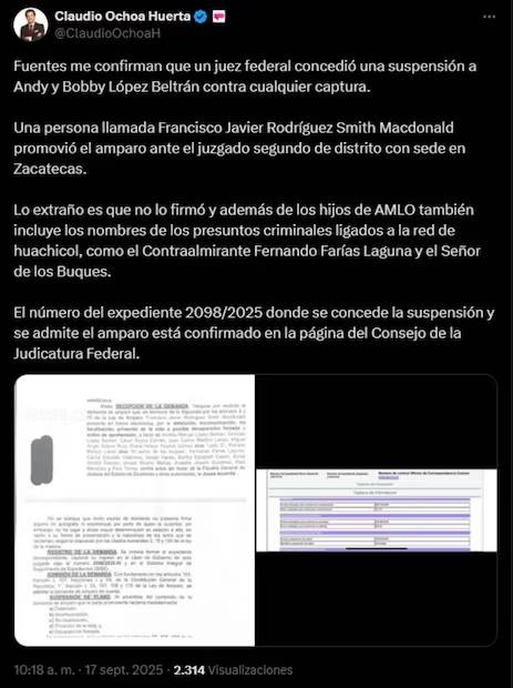 Andrés Manuel López Beltrán y Gonzalo López Beltrán, hijos del expresidente Andrés Manuel López Obrador. Foto: Galo Cañas/ Cuartoscuro