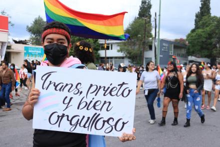 Alegría y júbilo en el Día del Orgullo; más de mil miembros de la comunidad LGBTTI marcharon en  SLP