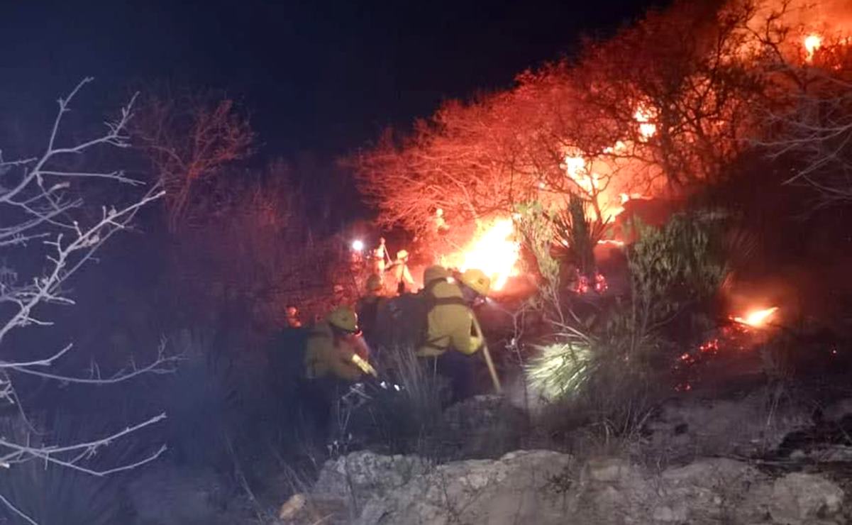 Se mantienen siete incendios en SLP; cuatro aeronaves trabajan para liquidarlos