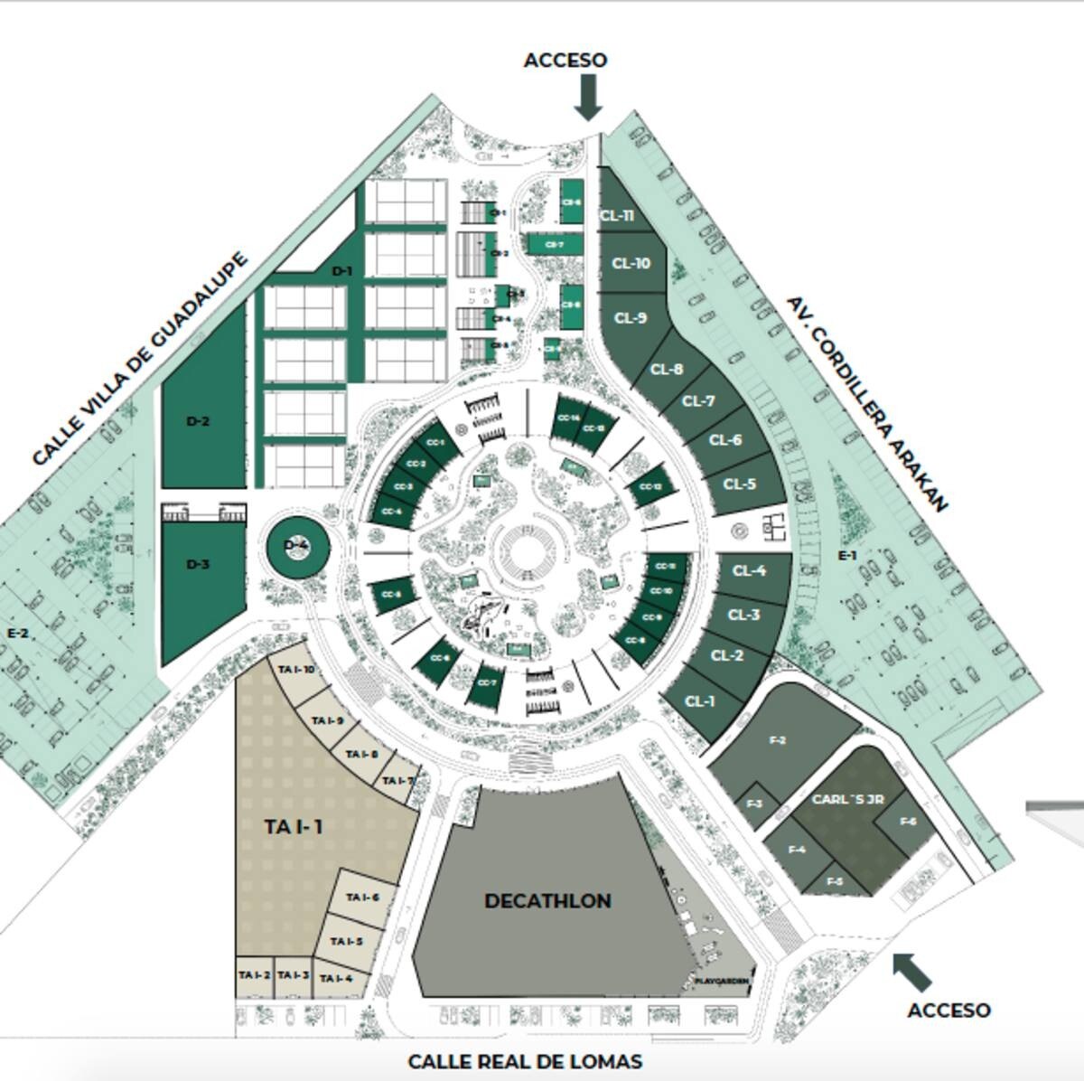 Distrito Santa Fe, el nuevo complejo deportivo comercial al poniente de SLP. Foto: Especial
