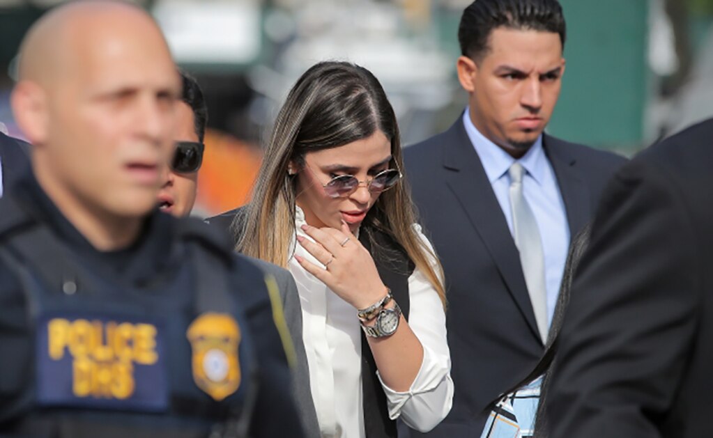 Emma Coronel, esposa de “El Chapo”, llega a la Corte en Nueva York
