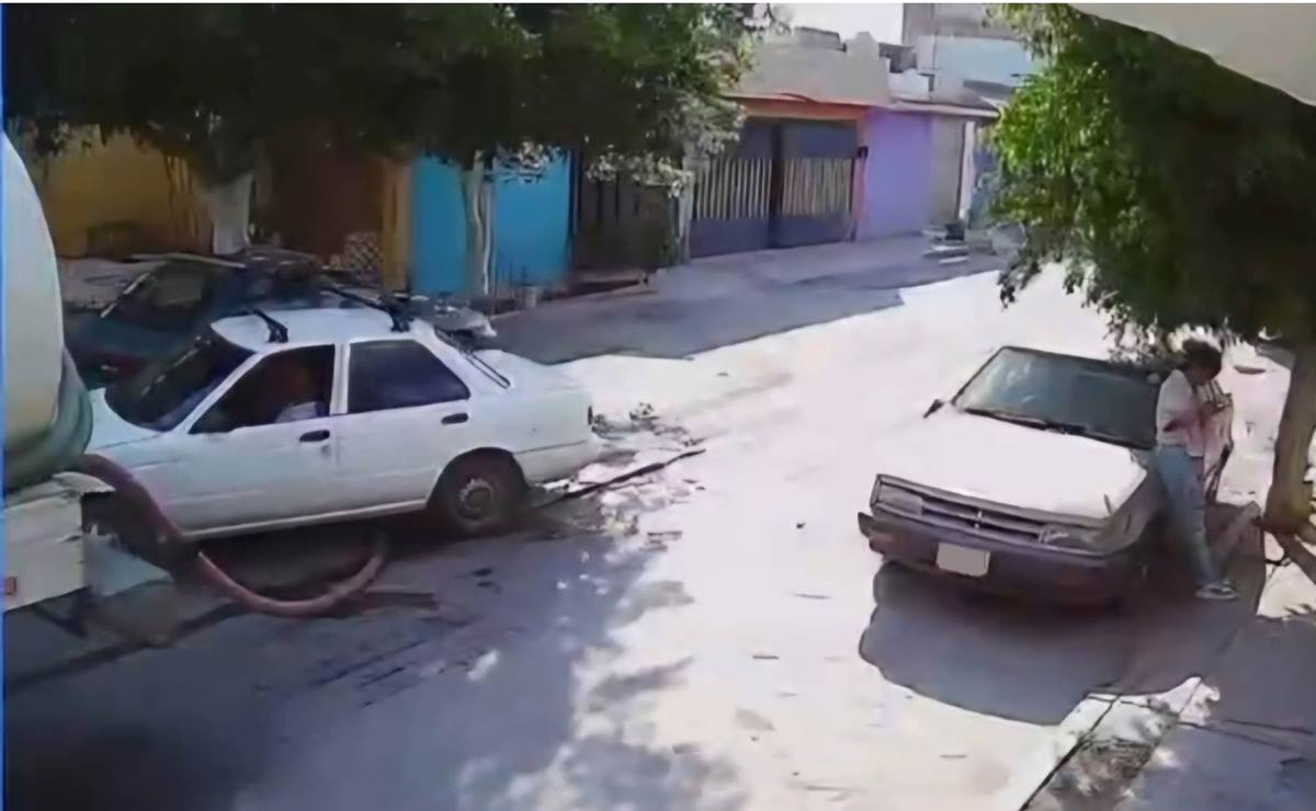 Automovilista golpea con llave Stillson a pipero tras romper manguera con la que surtía agua en SLP