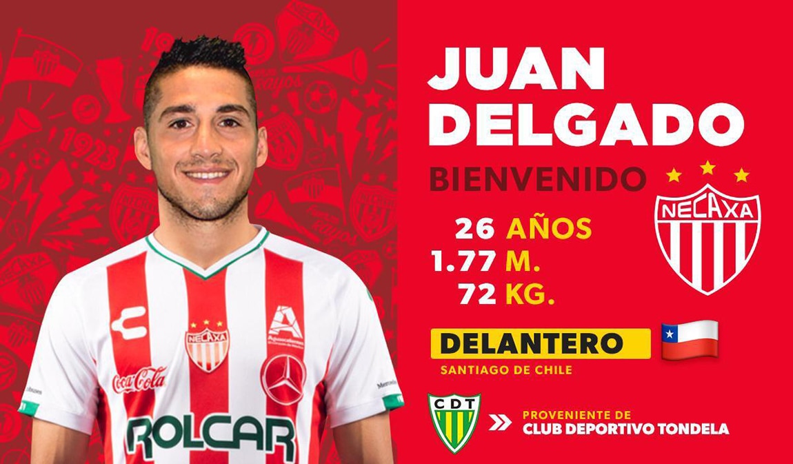 Juan Delgado llega al Necaxa 