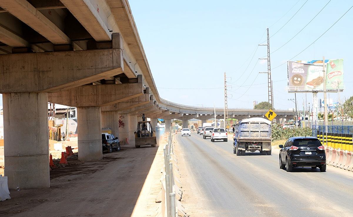 Obras de bulevar Rocha Cordero en capital de SLP tiene un avance de 48%