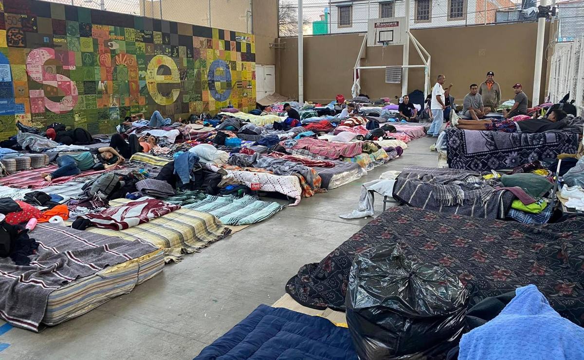 A finales del año pasado, en un fin de semana Protección Civil reportó albergar más de una treintena de personas migrantes en sus diferentes refugios. Foto: Casa del Migrante de SLP