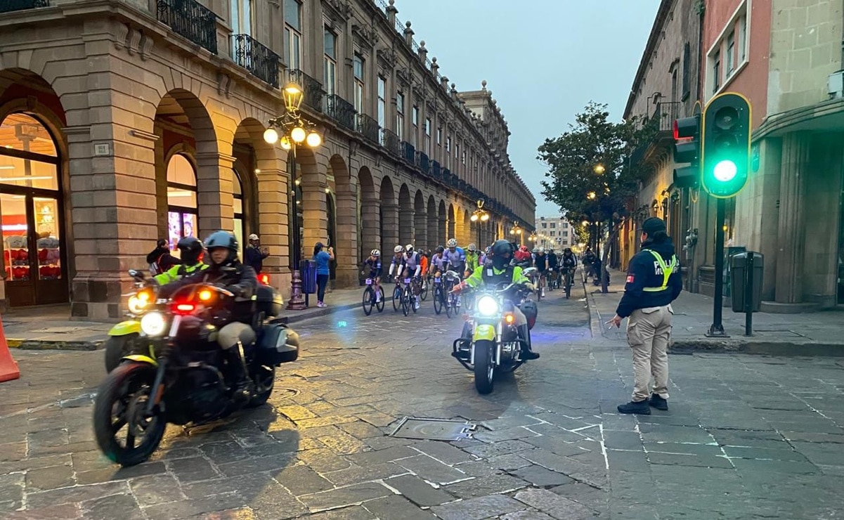 Cierres viales en SLP por el Gran Fondo Ciclista. Foto: Especial
