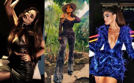 Medias de rejilla, escotes y minivestidos, los outfits con los que Ana Bárbara presume su figura en La Academia