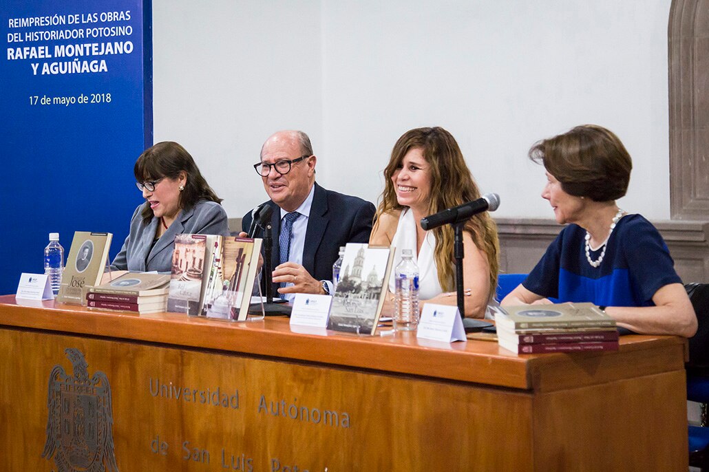UASLP presentó reimpresiones de la obra de Rafael Montejano y Aguiñaga