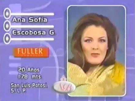 Así se veía Sofía Escobosa cuando representó a SLP en Nuestra Belleza