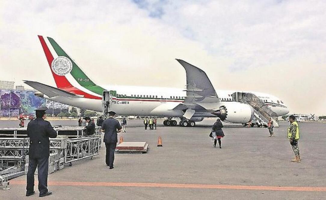 Avión presidencial, en la imagen. Foto: Archivo EL UNIVERSAL