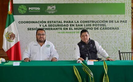 Gobierno y ediles redoblan esfuerzos contra crimen, dice Gallardo; se reforzará seguridad en zona media de SLP