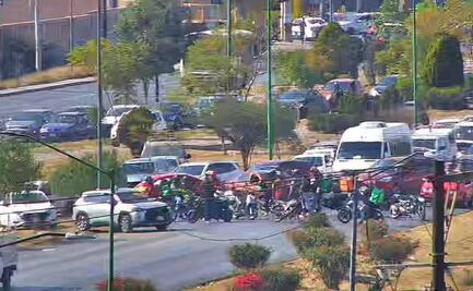 Manifestación de conductores de aplicación colapsa vialidades de SLP