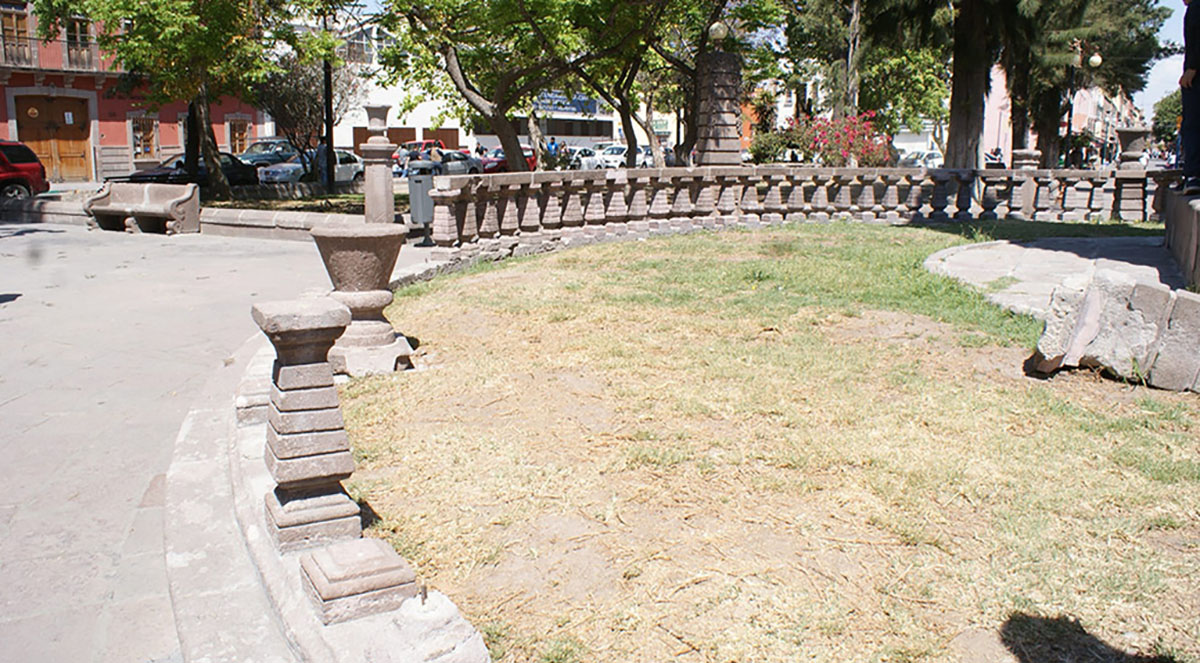 Tras heladas, embellecerán jardines céntricos