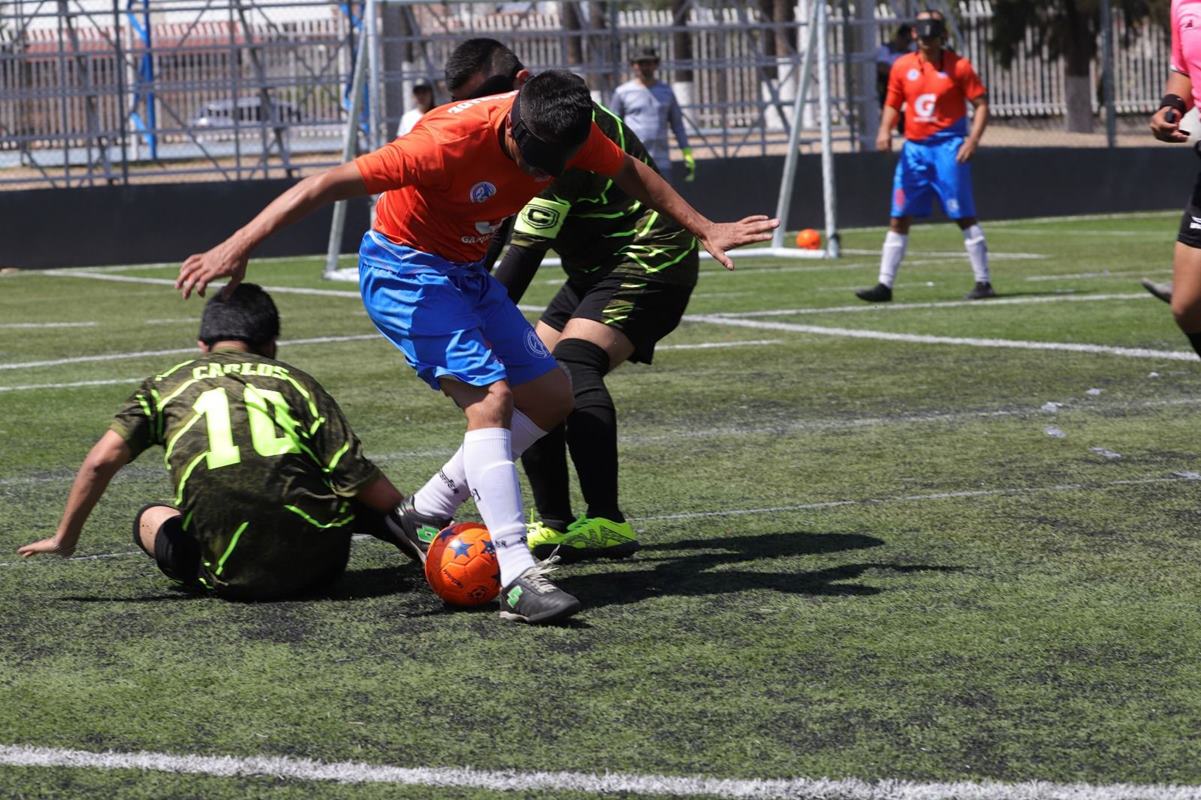 Por primera vez llega a San Luis Potosí el torneo internacional de futbol para ciegos. Foto: Especial