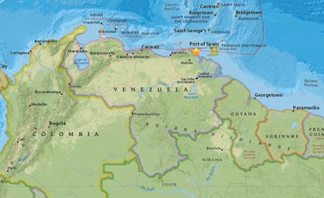 Reportan sismo de 7.3 grados en Venezuela