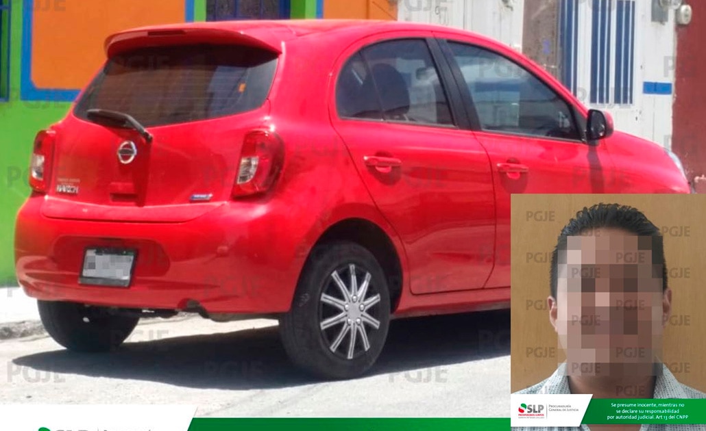 Circulaba en vehículo robado, fue detenido 