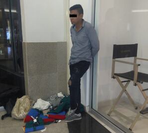 Intentó hurtar ropa, fue asegurado
