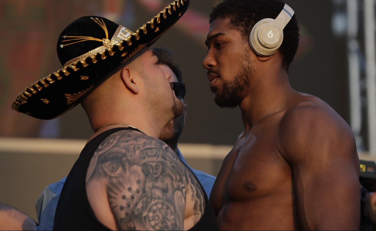 Andy Ruiz le saca 21 kilos de diferencia a Anthony Joshua en el pesaje