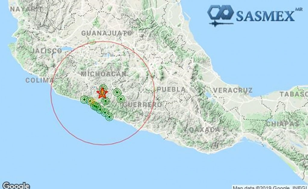 Difunden videos de cómo se sintió el sismo registrado en Huetamo, Michoacán