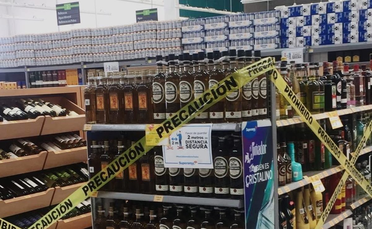 En semáforo rojo, centros comerciales potosinos restringen venta de alcohol