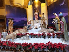 Nacimientos monumentales iluminan el Centro Histórico de SLP esta Navidad