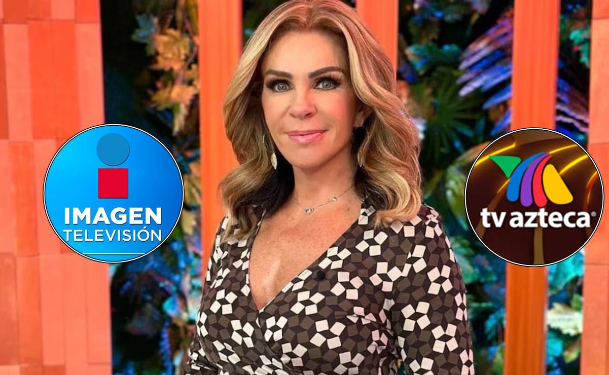 Por qué Rocío Sánchez Azuara sale en TV Azteca e Imagen Televisión a la vez?