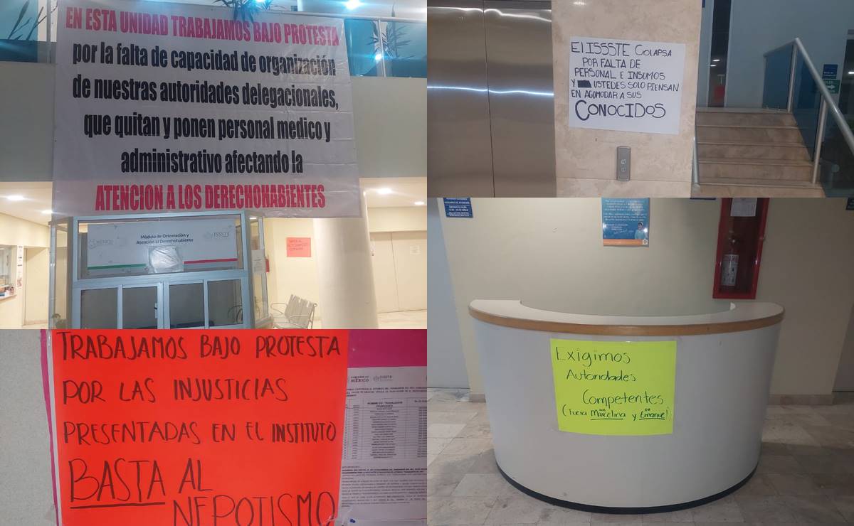 Protestan médicos del ISSSTE en San Luis Potosí por falta de insumos
