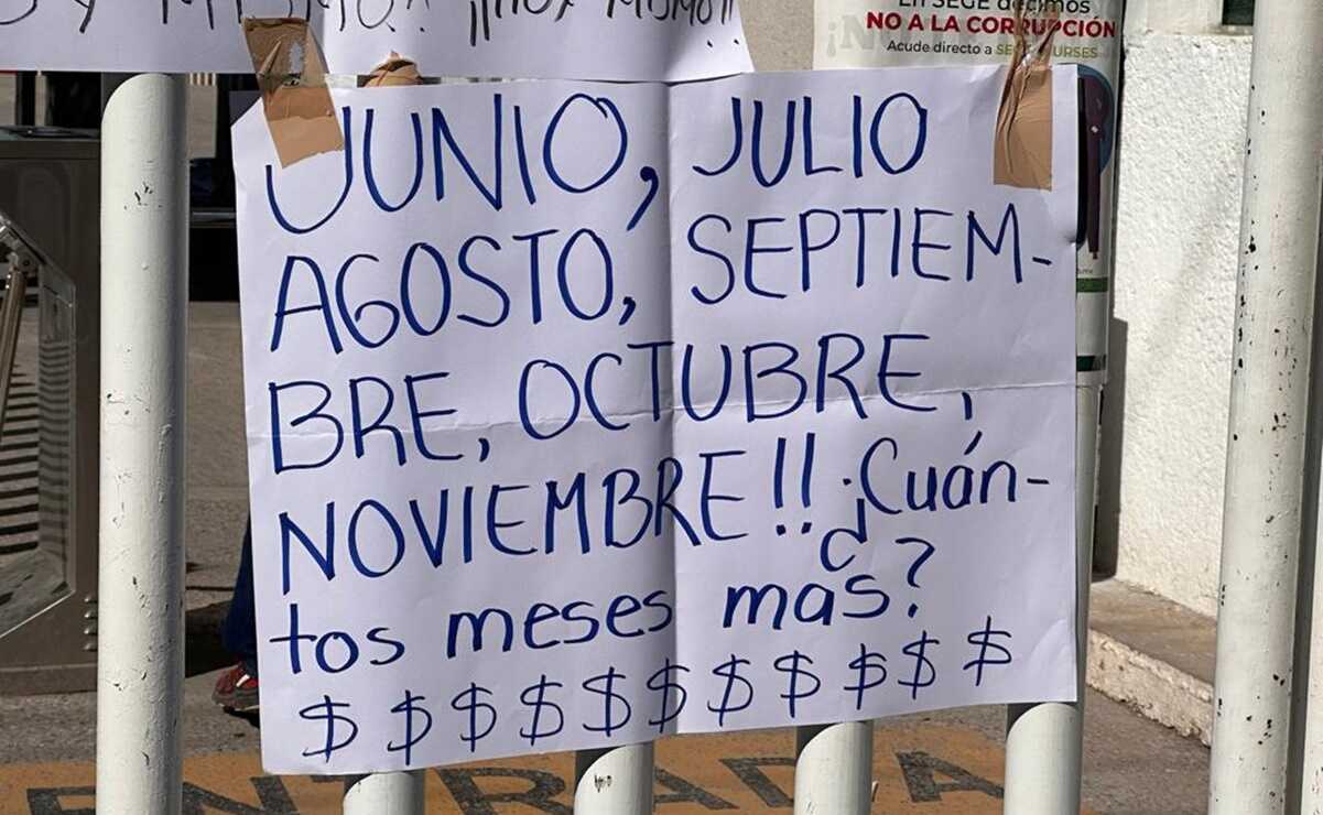 “No pasan de este año” pagos atrasados a maestros de Cebac, asegura Secretaría de Educación