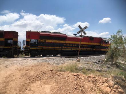 Descarrila tren en Villa de Reyes 